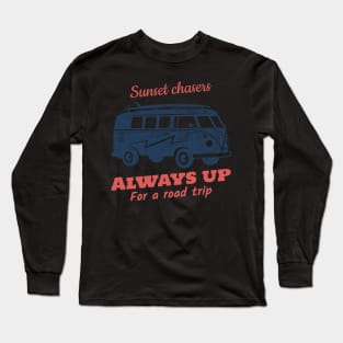 Sunset Chasers-Vintage Look Long Sleeve T-Shirt